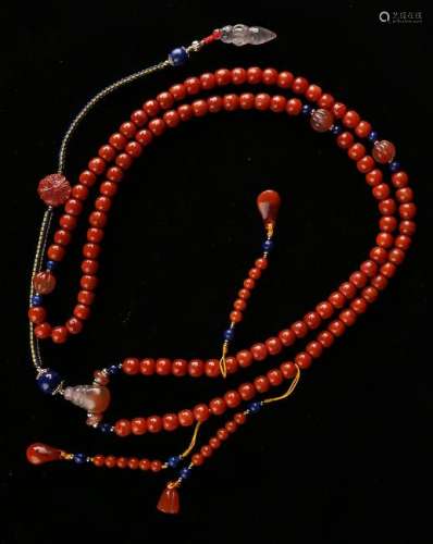 NanHong Agater Court Necklace