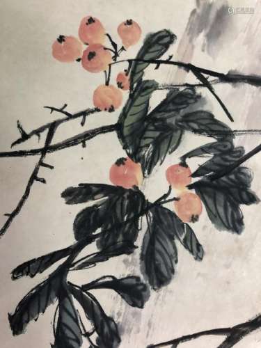 Painting By Wu Chang Shuo On Paper