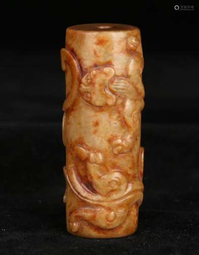 Jade Carving With Beasts