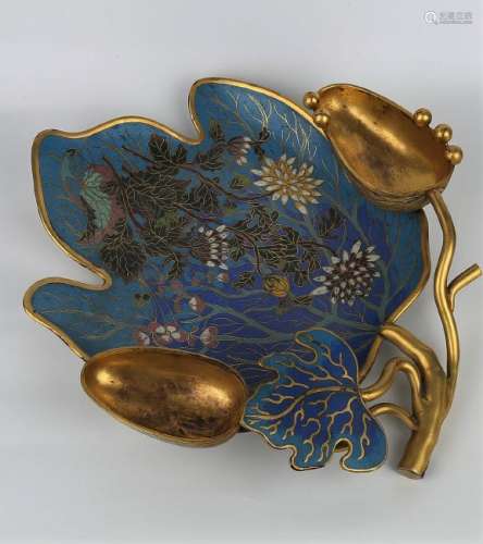 Cloisonne Enamel Bronze Washer