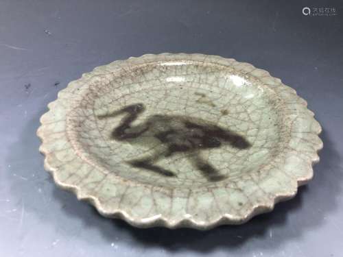 A GeYao Foliate Dish