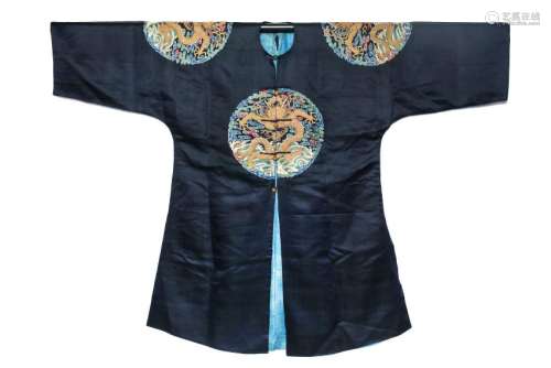 Silk Embroidered Dragon Robe
