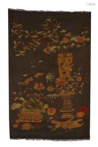 Kesi Embroidered Silk Panel