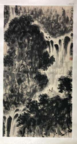 Painting On Paper By Fu Bao Shi