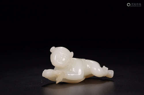 HETIAN JADE TONGZI ORNAMENT