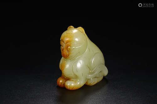 HETIAN JADE ANCIENT BEASE