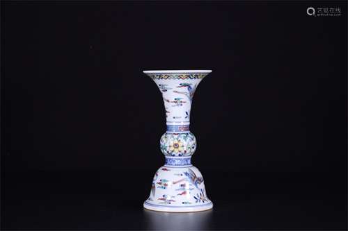 A Chinese Dou-Cai Porcelain Vase