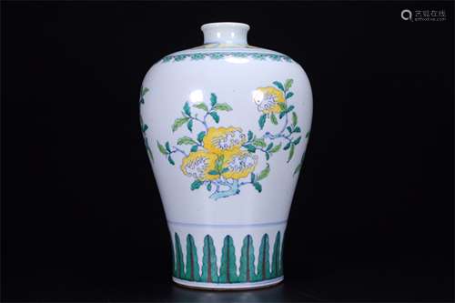 A Chinese Dou-Cai Porcelain Vase