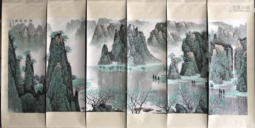 A Chinese Painting, Bai Xueshi Mark