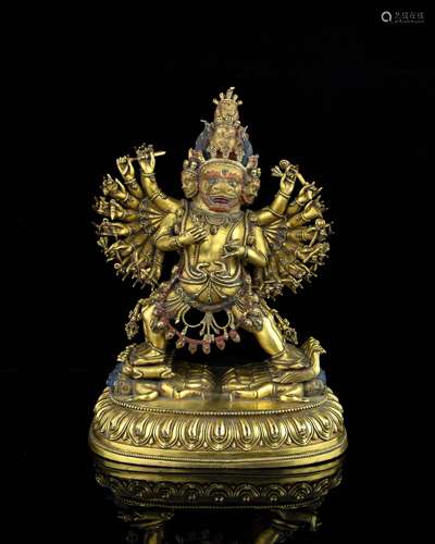 A Chinese Gilt Bronze Buddha