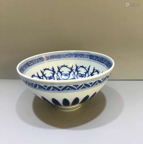 A Chinese Blue and White Porcelain Bowl