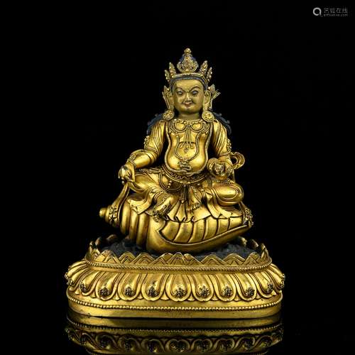 A Chinese Gilt Bronze Buddha