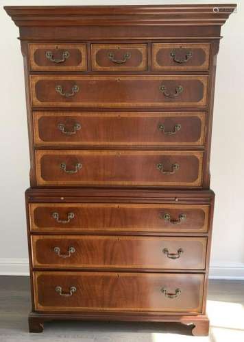 Antique English Georgian Style Dresser / Bureau