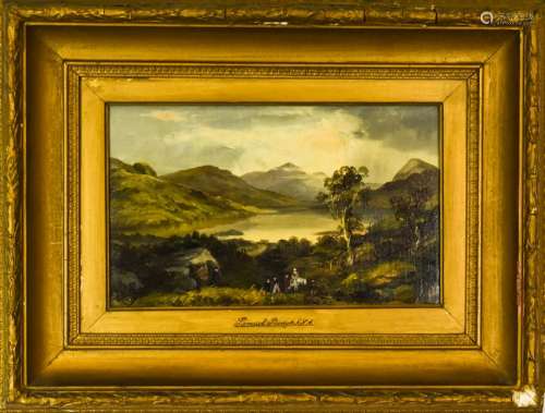 Samuel Bough Antique 19th C Landscape Painting