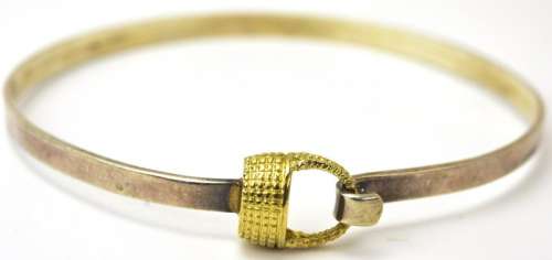 14k Yellow Gold Sterling Nantucket Basket Bracelet