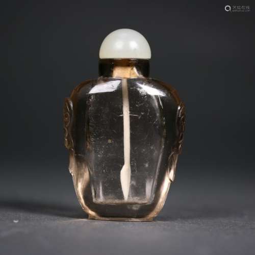 A Chinese Crystal Snuff Bottle