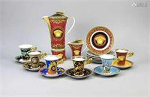 Coffee service for 6 persons, 21-pieces, Versace for