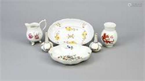 Convolute Porcelain, 6 Pieces, Germany, around 1800 -