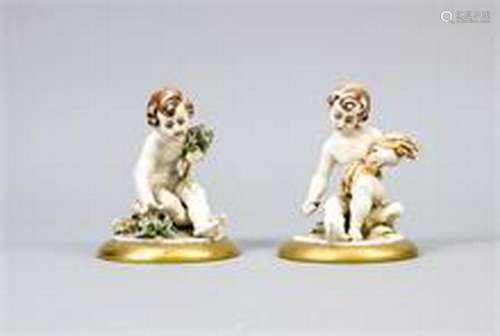 Pair of small putti, Rudolstadt, Thuringia, end of the