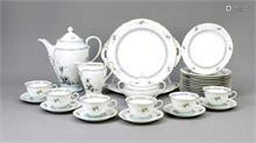 Large Art Deco coffee service, 36 pcs., Krautheim