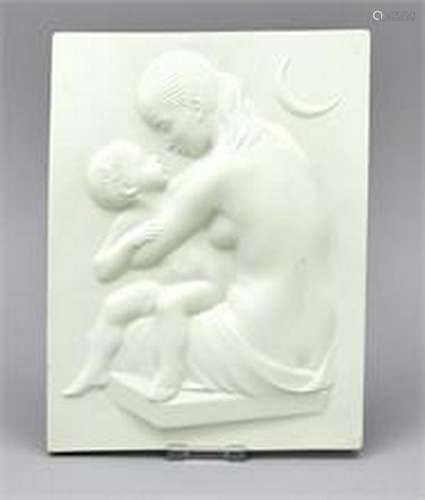 Relief plate, KPM Berlin, mark before 1962, design