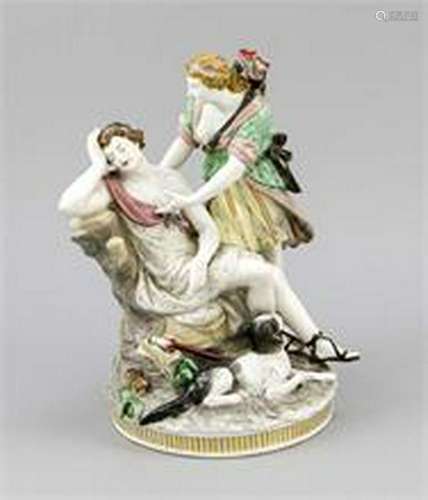 Group of figurines, KPM Berlin, mark 1870-1945, 2nd