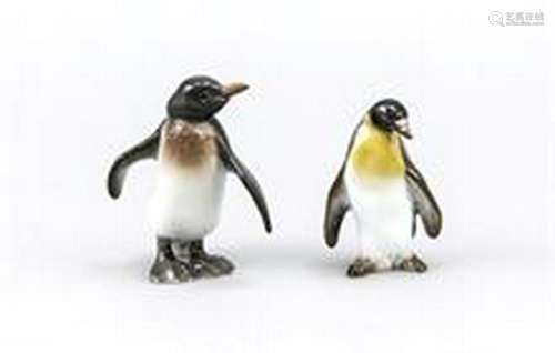 Two standing penguins, Rosenthal, stamps after 1957,