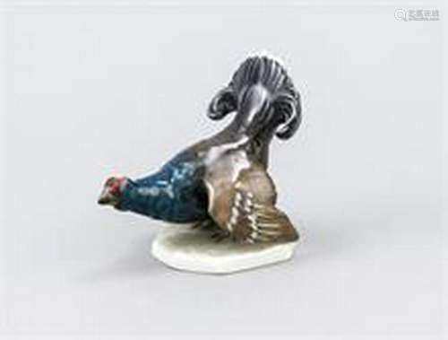 Black cock, Rosenthal, Selb, stamp for 1934-56,