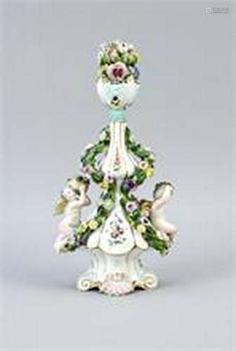 Figurative bottle with stopper, England, 19th century,