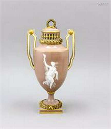 Rare potpourri vase, Meissen, mark 1850-1924, 1st