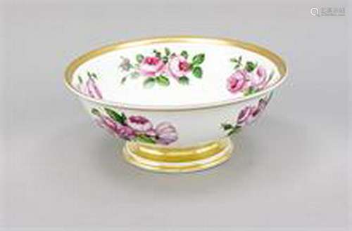 Round bowl, KPM Berlin, mark 1837-44, 1st quality,