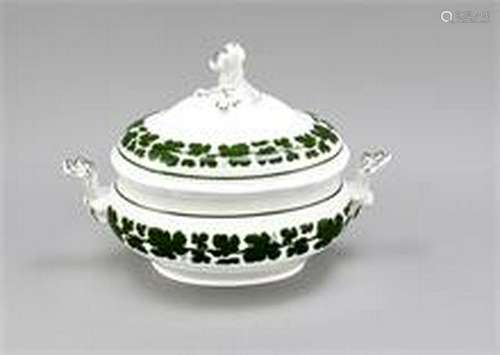 Oval lidded terrine, Meissen, mark 1972-80, 1st ch.,