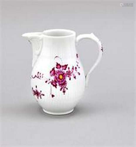 Creamer, KPM Berlin, c. 1780, slightly bulbous,