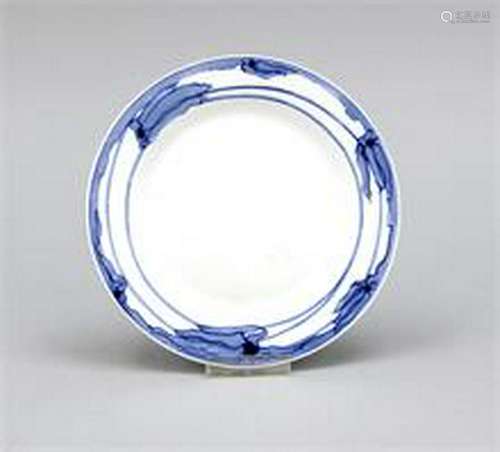 Art Nouveau plate, Meissen, mark 1850-1924, 2nd ch.,