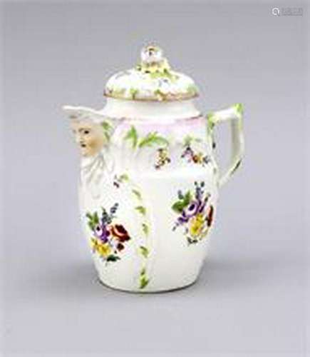 Kanne, KPM Berlin, 18th cent., Unmarked, spout in the