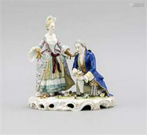 Rococo Pair, Richard Eckert, Volkstedt, c. 1900,