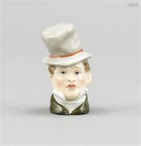 Decorative cork stopper, Meissen, mark 1850-1924, 1st