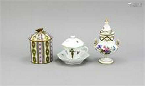 Potschappel, Dresden, 20th cent., Lidded box,