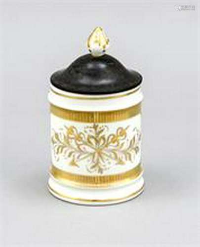 Round lidded box, Sté Brosset & Hutteau,