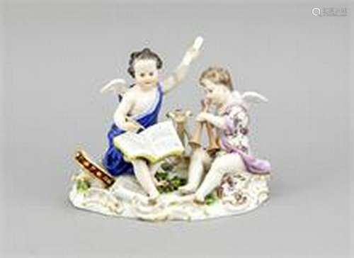 Allegory of Poetry, Meissen, mark 1850-124, 1st