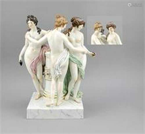 Three Graces, Meissen, mark after 1934, 1st quality,