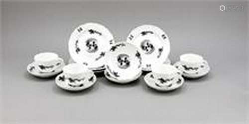 Rest Service, 15 pcs., Meissen, 20th c., 2nd ch., shape