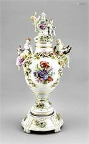 Large lidded vase, Plaue, Thuringia, after 1973,