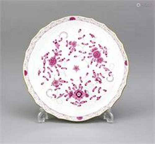 Cake plate, Meissen, mark 1972-1980, 1st ch., shape New