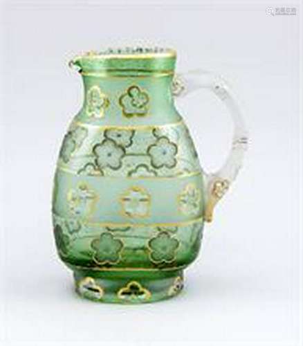 Mug, France, early 20th century, Daum, Nancy, oval