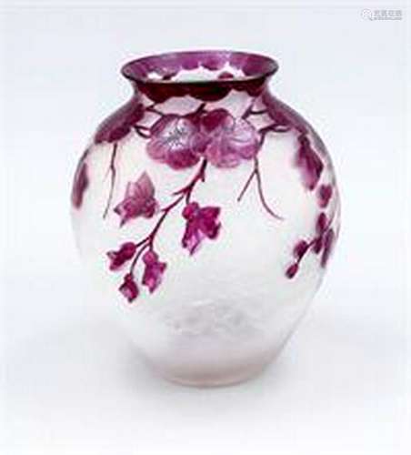 Vase, France, around 1900, Legras & Cie, Verreries de