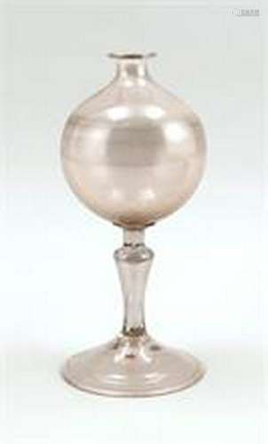 Vase, end of the 19th century, round, domed base,