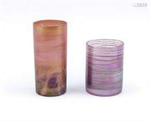 Two glasses, 1970/80s, designed by Isgard