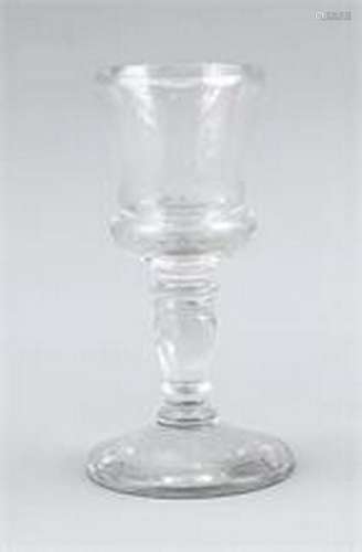 Goblet, around 1900, conical cup over a short,