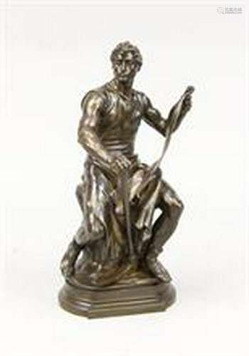 G. de Groot, 19th century sculptor, large figure of a